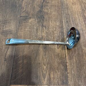 Vintage Stainless Steel Soup Ladle 13” Long Handle Serving Dipper Made in India